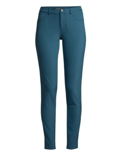 Lafayette 148 Women's Acclaimed Stretch Mercer Pant In Empress Teal