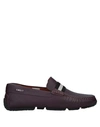 Bally Loafers In Deep Purple