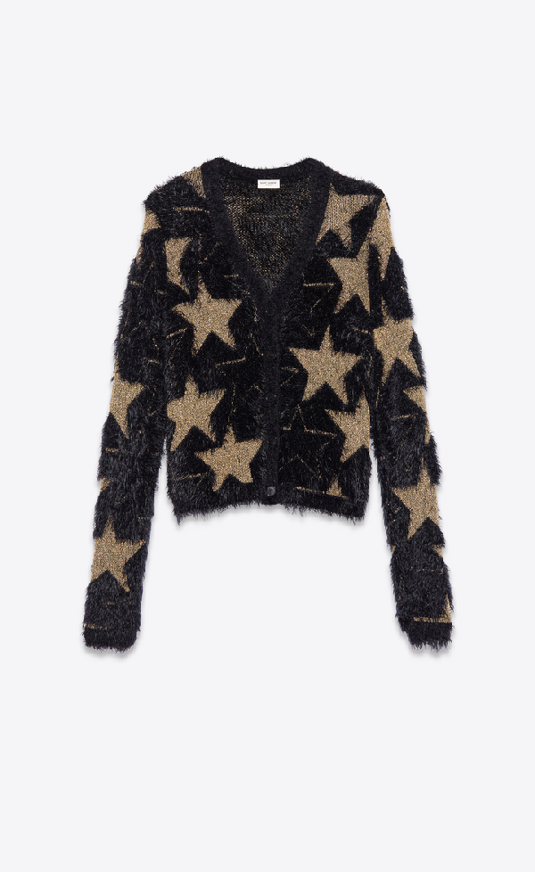 saint laurent star sweater