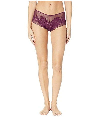 Natori Flora Girl Briefs In Potent Purple