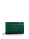 Judith Leiber Fizzoni Bling Crystal Clutch In Emerald