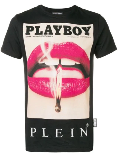 Philipp Plein Vintage Playboy T In Black