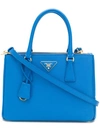 Prada Galleria Medium Tote In Blue