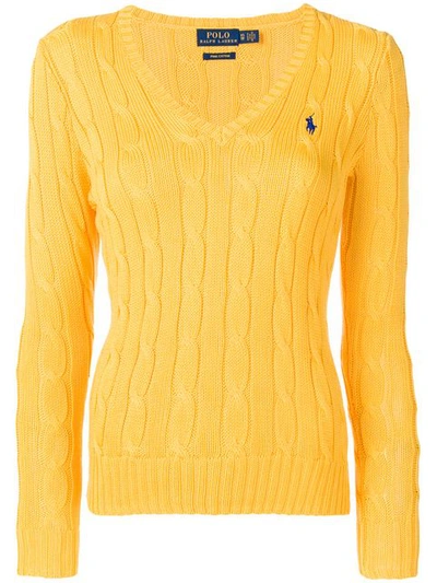 Polo Ralph Lauren Cable Knit Jumper - Yellow