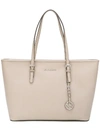 Michael Michael Kors Medium 'jet Set Travel' Tote - Grey