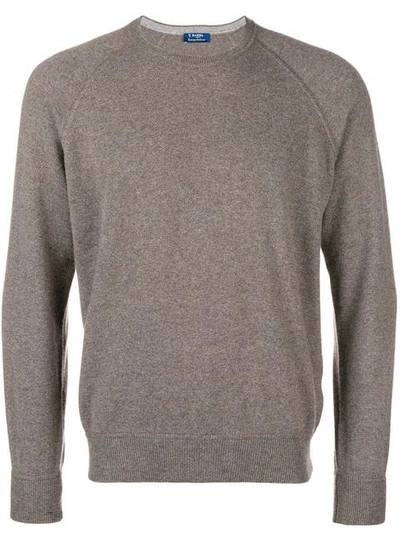 Barba Loose Fitted Sweater In 039 Marrone