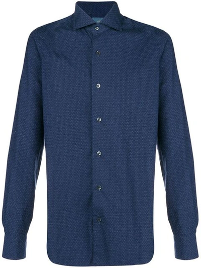 Barba Long Sleeved Shirt - Blue