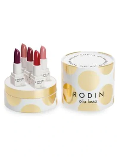 RODIN OLIO LUSSO Holiday Five-Piece Mini Lipstick Coffret Set 