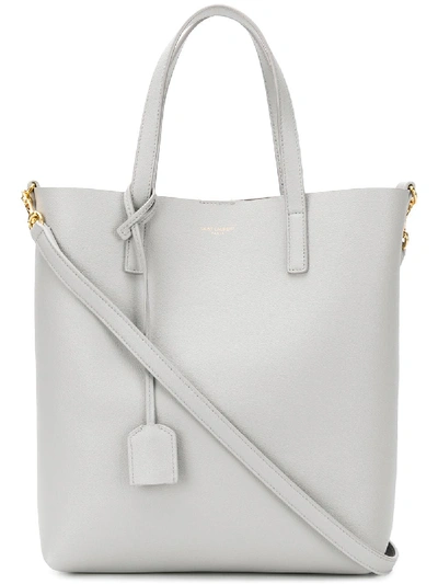 Saint Laurent Large Tote Bag In Grey