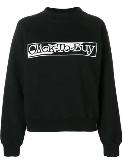 Aries Click To Buy Sweatshirt In Black
