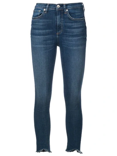 Rag & Bone High-rise Skinny Jeans In Blue