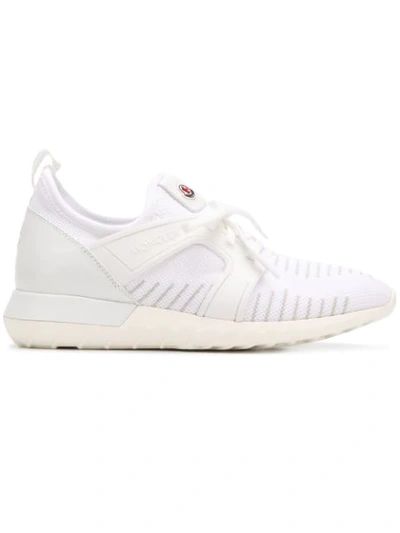 Moncler Emilien Lace-up Sneakers In White