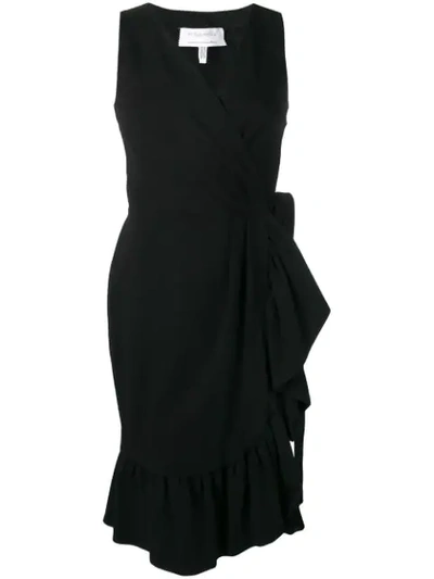 Milla Milla Ruffled Wrap Dress - Black