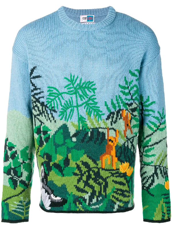 baby blue kenzo jumper