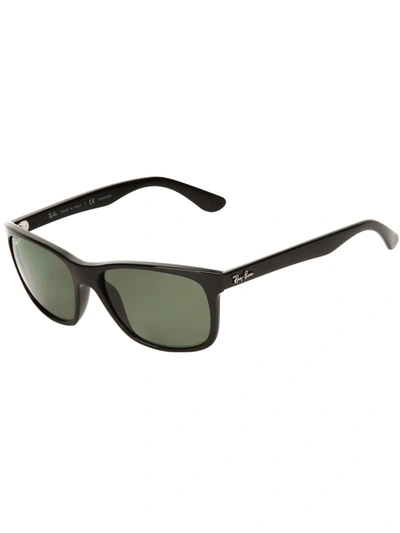 Ray Ban Rb4181 Rectangle-frame Sunglasses In Black