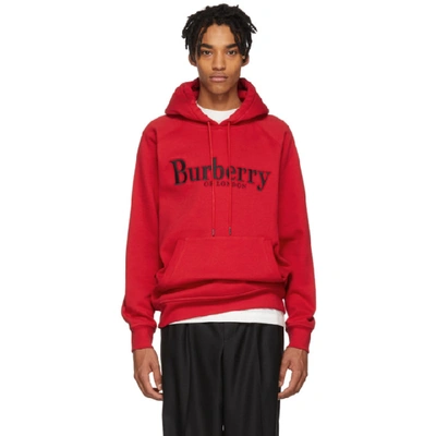 Burberry clarke logo on sale hoodie