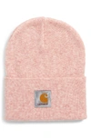 Carhartt Knit Watchman - Red In Soft Rose Heather