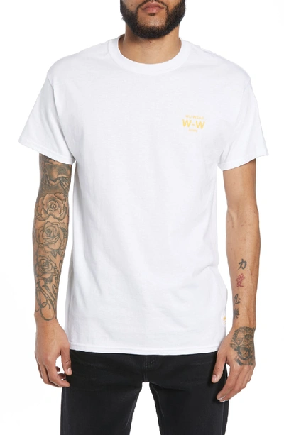Wu Wear Straight From The Grains Glove Graphic T-shirt In White