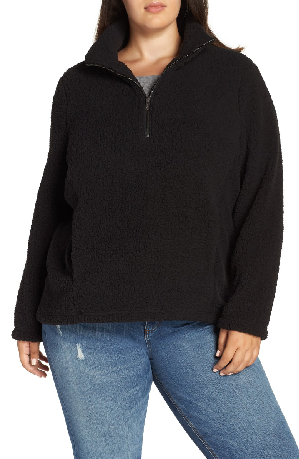 quarter zip teddy
