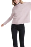 Madewell Belmont Mock Neck Sweater In Wisteria Dove
