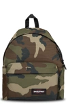 Eastpak Padded Pak'r Nylon Backpack - Brown In Camo