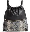 Vince Camuto Kira Leather Backpack - Black
