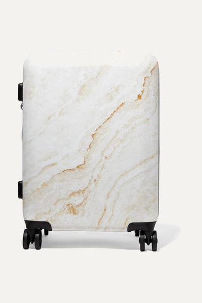 Calpak Gold Marble 22-inch Rolling Spinner Carry-on