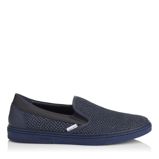 denim slip on trainers