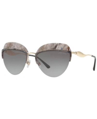 Giorgio Armani Women's Sunglasses, Ar6061 In Grey Gradient