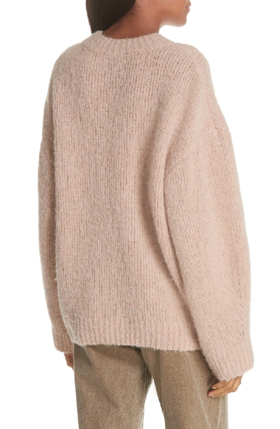 Nanushka Tuesday Wool & Alpaca Blend Sweater In Blush
