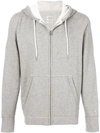 Rag & Bone Men's Standard Issue Zip-front Hoodie In Grey