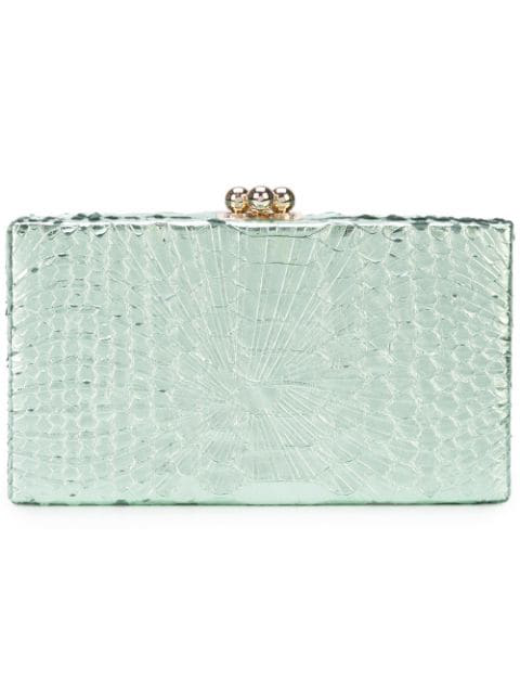 mint green clutch bag