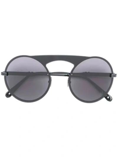 Philipp Plein Bubble Sunglasses In Black