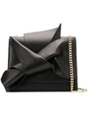 N°21 Nº21 Knot Detail Shoulder Bag - Black