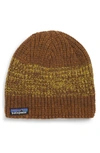 Patagonia Speedway Wool Blend Beanie - Blue In Navy Blue/ Balkan