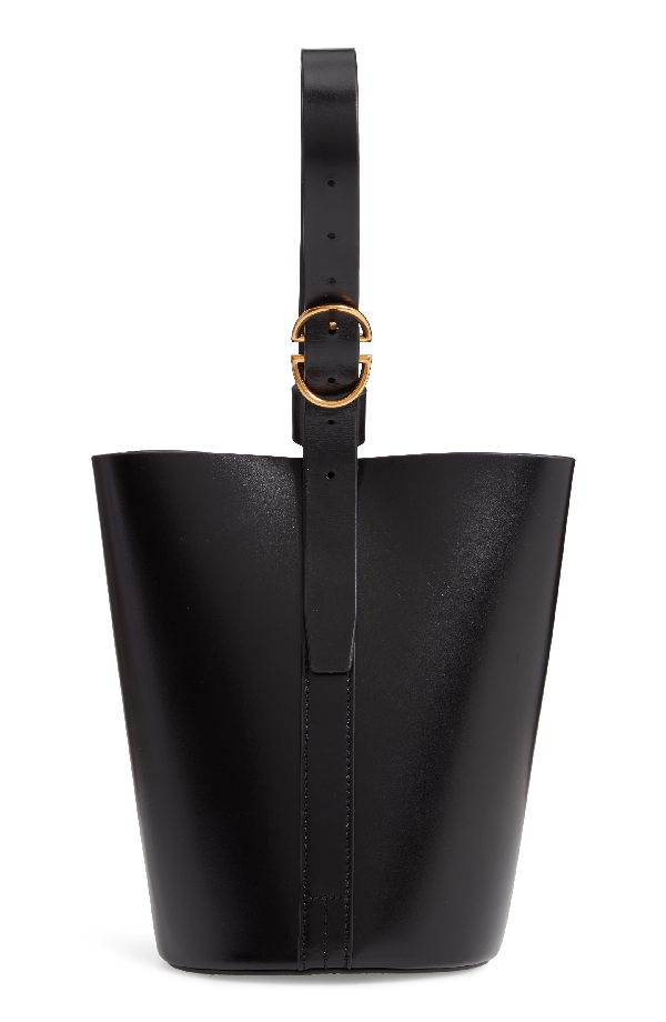 trademark small bucket bag