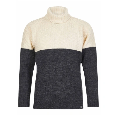 Shackleton Signature Sweater - Cream-charcoal In Cream/charcoal