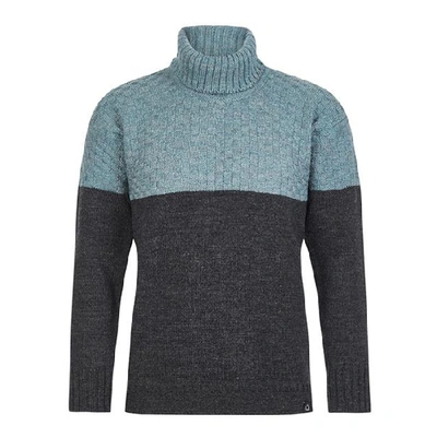 Shackleton Signature Sweater - Charcoal-grey In Blue/charcoal