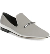 Via Spiga Tallis Patent Leather Flat Loafers In Storm