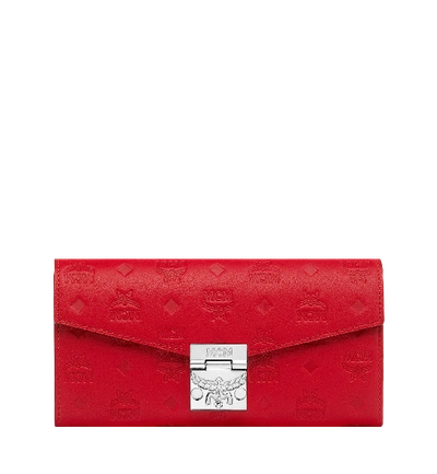 Mcm Patricia Crossbody Wallet In Monogram Leather In Rj