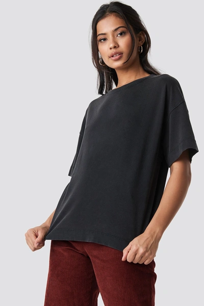 Na-kd Washed Out Oversize Tee Black