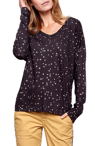 Sundry Stars Supima Cotton Tee In Black