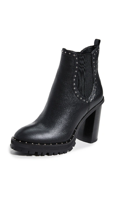 Rebecca Minkoff Women's Edolie Studded High-heel Boots In Black