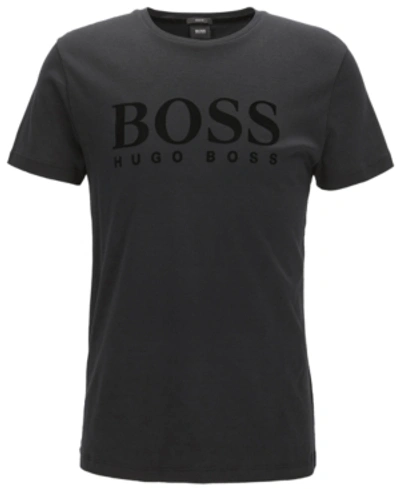 Hugo Boss Boss Men's Logo-print Cotton T-shirt In Black