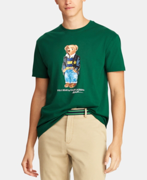 men's polo bear t shirt