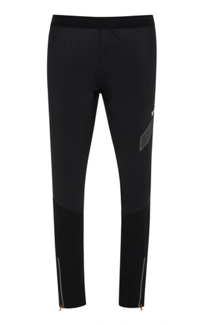 Soar Compression Stretch-jersey Running Tights In Black