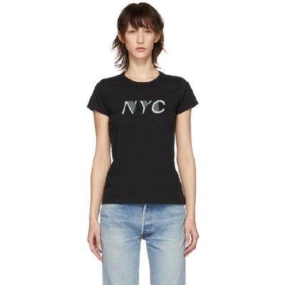 Rag & Bone Rag And Bone Black Nyc T-shirt