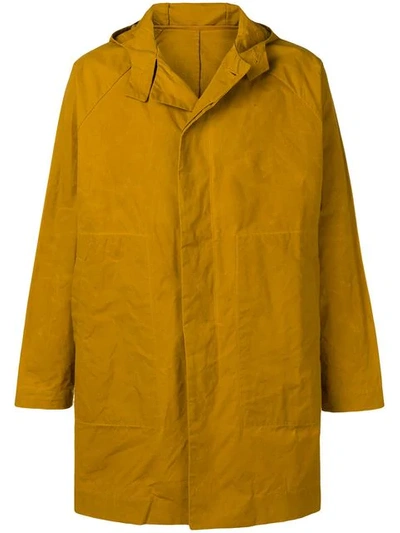 Casey Casey Hooded Coat - Yellow
