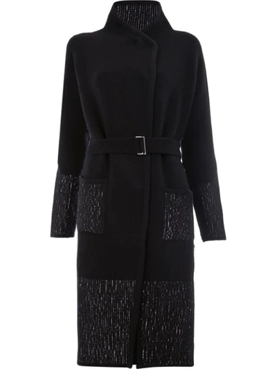 Maison Ullens Wrap-style Coat - Black