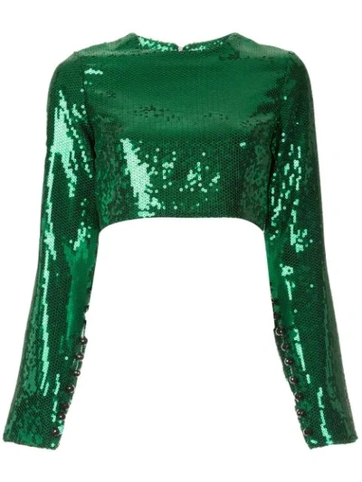 Macgraw Prism Blouse In Green